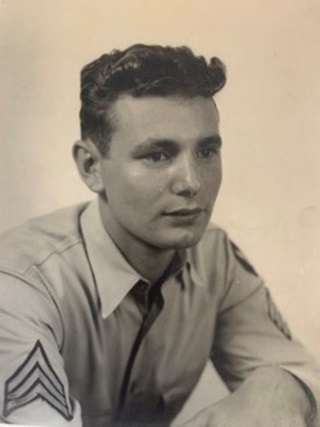 Ed as young man wearing his uniform