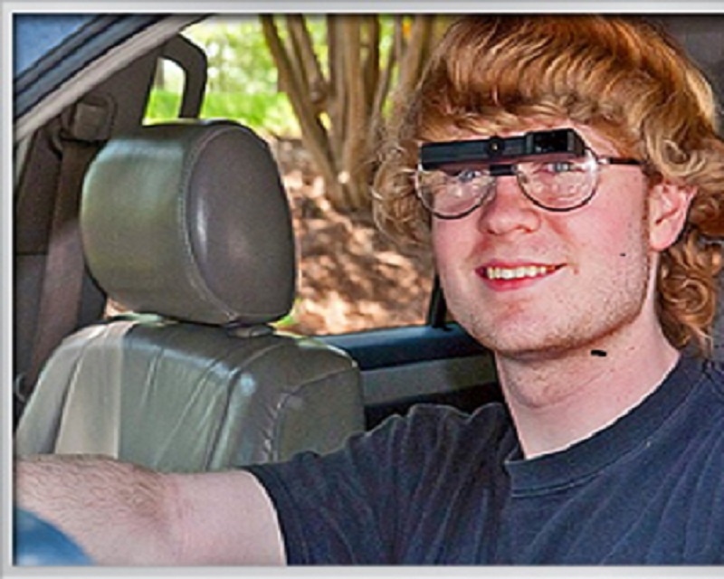 Person Driving using bioptics